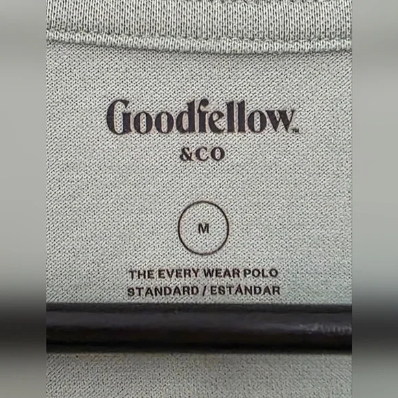 Goodfellow & Co Classic Polo Shirt Mens Medium Mint - Picture 2 of 3